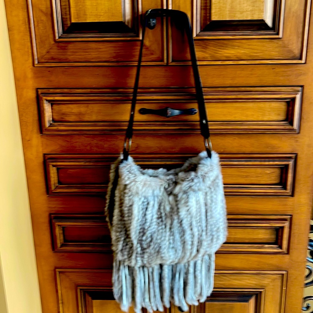 Funky East fur bag great condition.